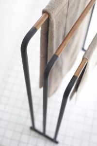 Yamazaki Porte serviettes en métal 3 barres