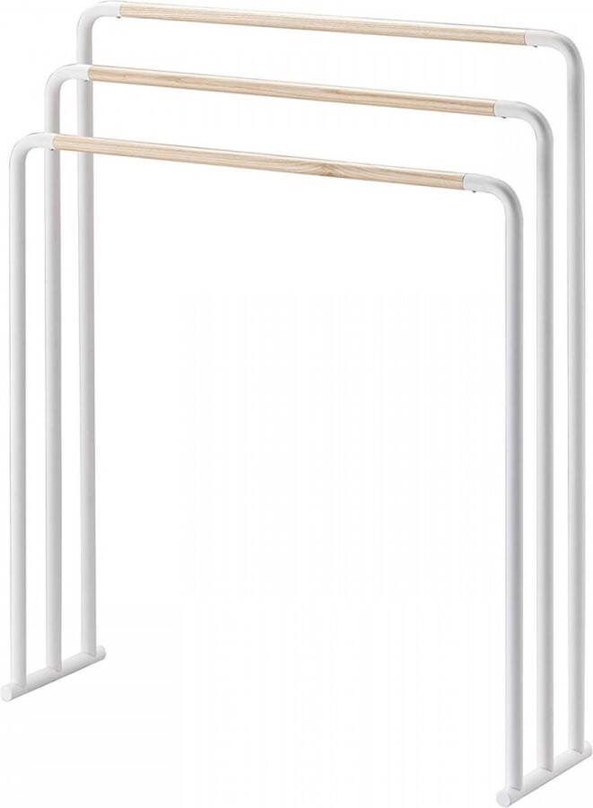 Yamazaki Bath towel hanger plain white
