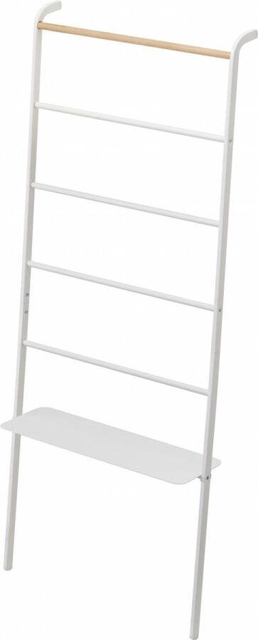 Yamazaki Ladder Hanger Wide with Rack White