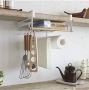 Yamazaki Ophangrek keuken multifunctioneel Hout Ophangen zonder boren - Thumbnail 1
