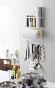 Yamazaki Keukenrek magnetisch wit Ophangen zonder boren