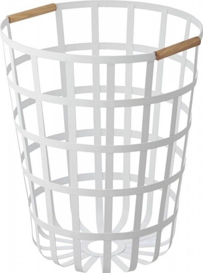 Yamazaki Laundry Basket Round Tosca