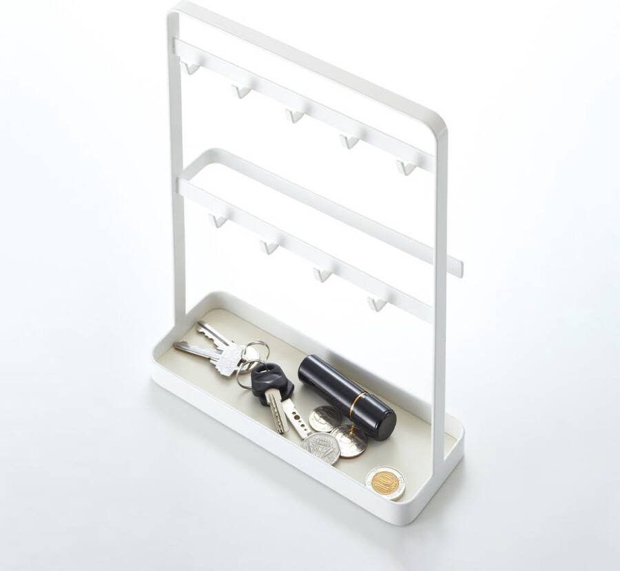 Yamazaki Sleutelhouder staand wit 02777 Klaar voor gebruik - Foto 1