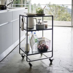 Yamazaki Keukentrolley Serveerwagen Tower 3 niveaus zwart