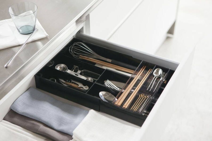 Yamazaki Lade-organizer Uitschuifbaar Tower Zwart