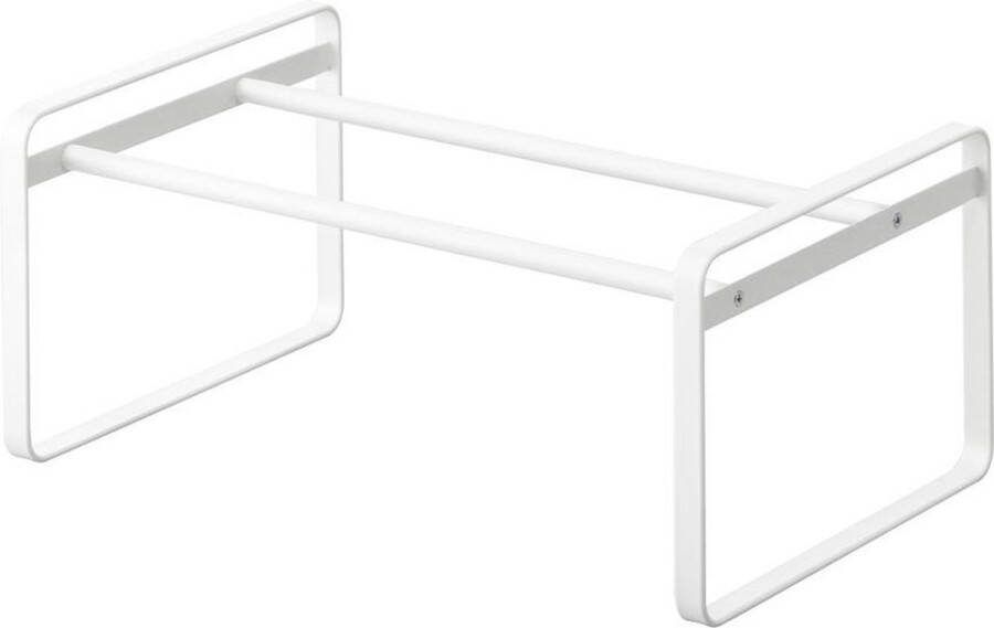 Yamazaki Uitschuifbaar schoenenrek 41 70 cm wit 07209 Stapelbaar