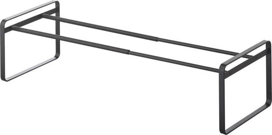 Yamazaki Uitschuifbaar schoenenrek 41 70 cm zwart 07210 Stapelbaar