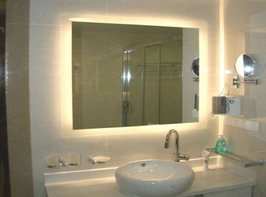Yanidya Yandiya infrarood verwarmings spiegel Inclusief ledverlichting 500 W (60×100 cm)