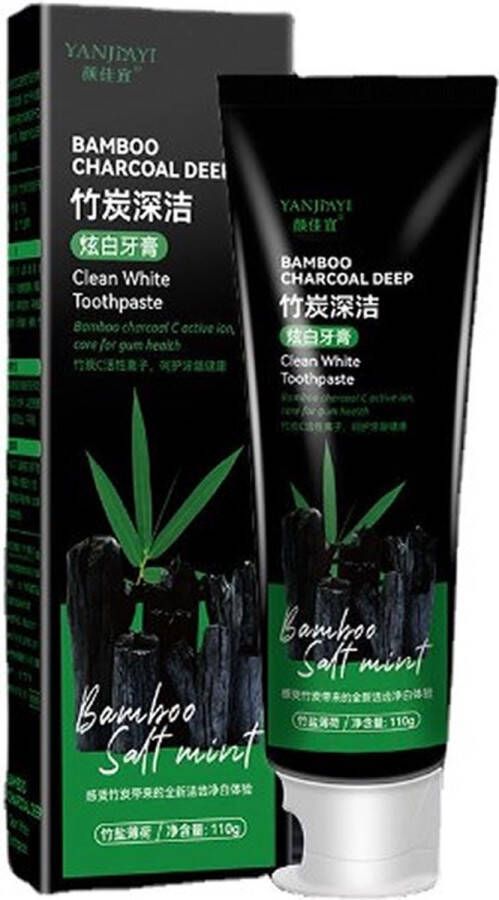 Yanjiayi – Bamboo Charcoal Deep Houtskool Whitening Tandpasta 110g