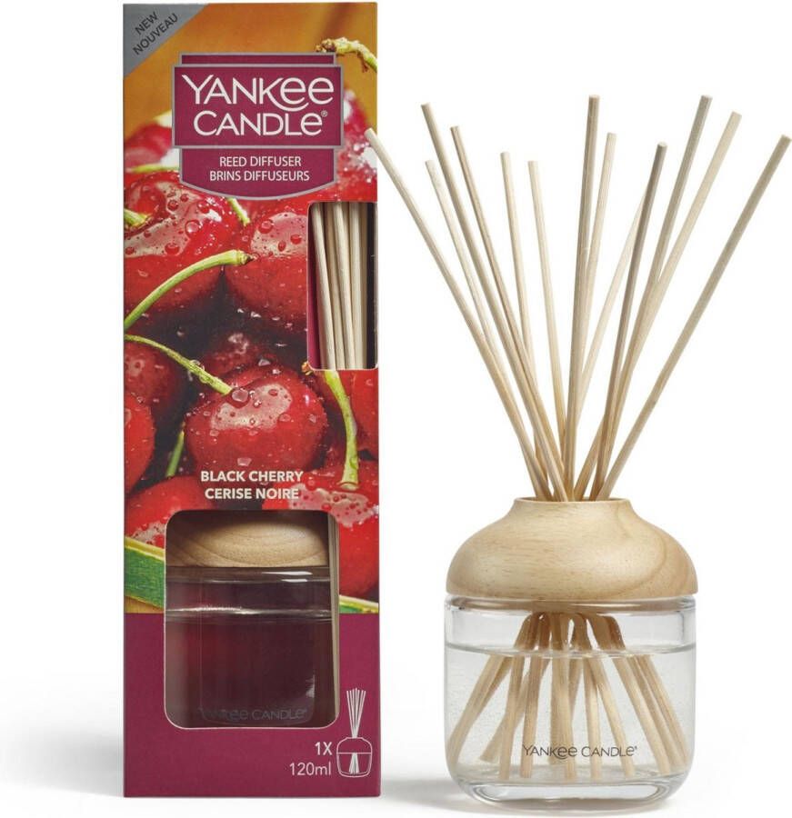 Yankee Candle Black Cherry Aroma difuzér ( zralá třešeň ) Vonná stébla