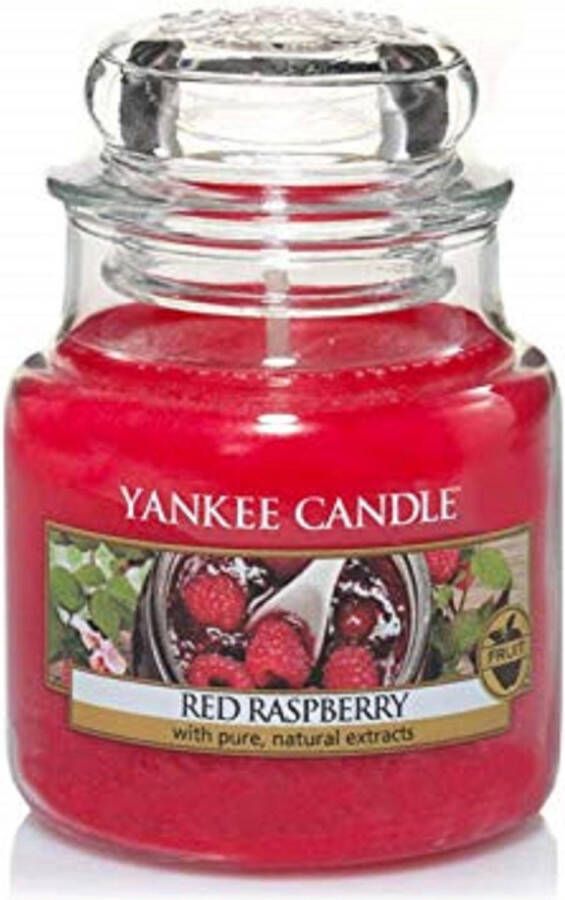 Yankee Candle Geurkaars Small Red Raspberry 9 cm ø 6 cm