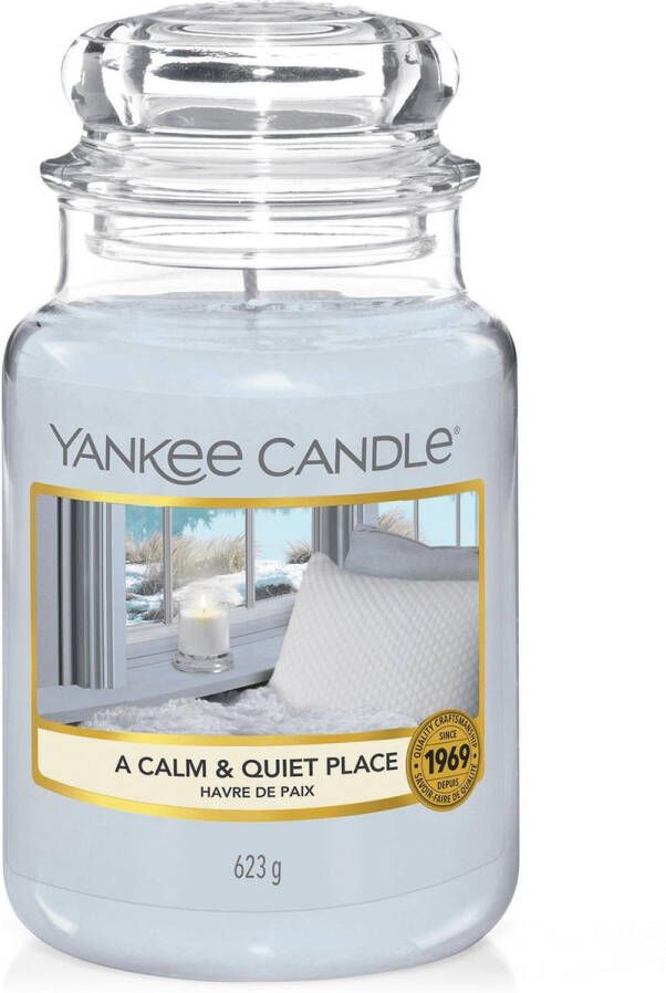 Yankee Candle A Calm And Quiet Place geurkaars Large Jar Tot 150 branduren