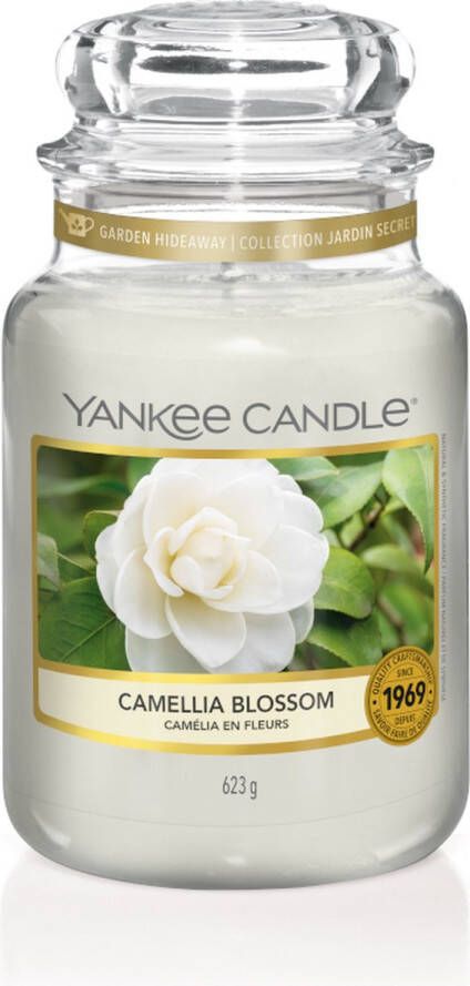 Yankee Candle Geurkaars Large Camellia Blossom 17 cm ø 11 cm