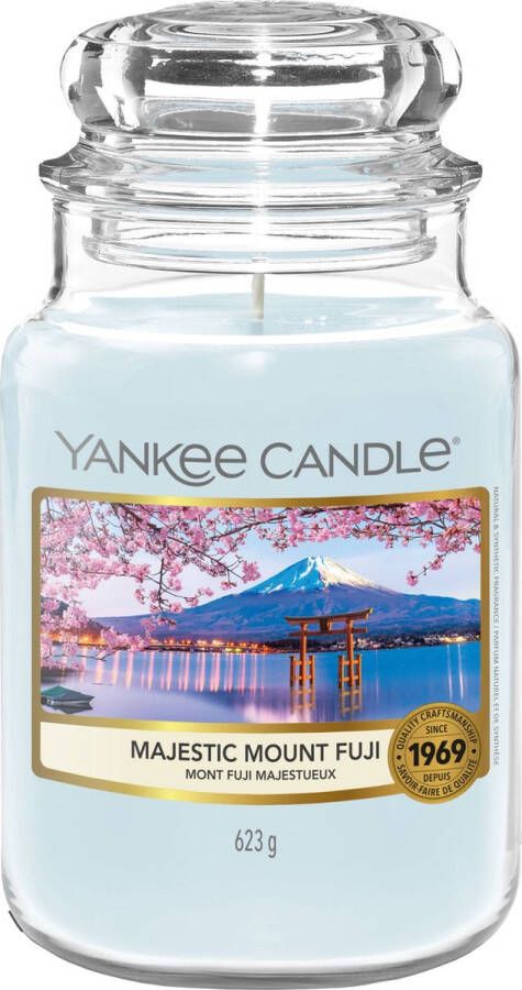 Yankee Candle Majestic Mount Fuji geurkaars Large Jar Tot 150 branduren