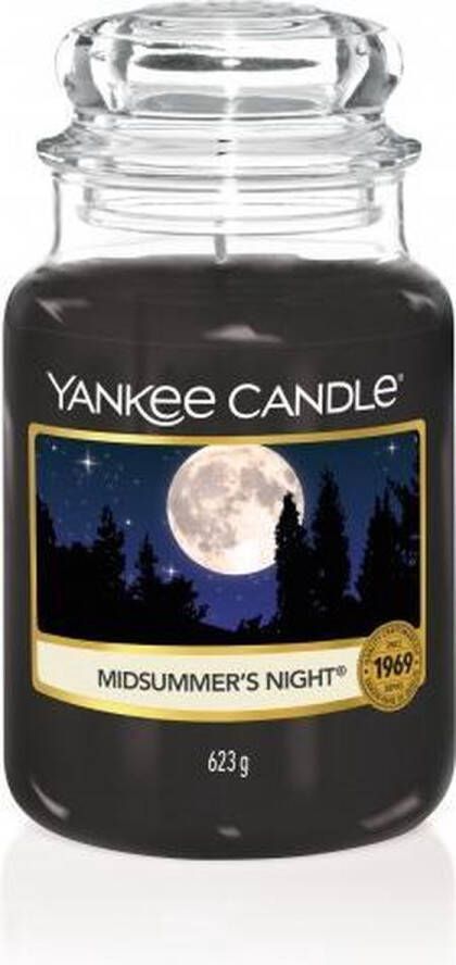 Yankee Candle Midsummers Night geurkaars Large Jar Tot 150 branduren
