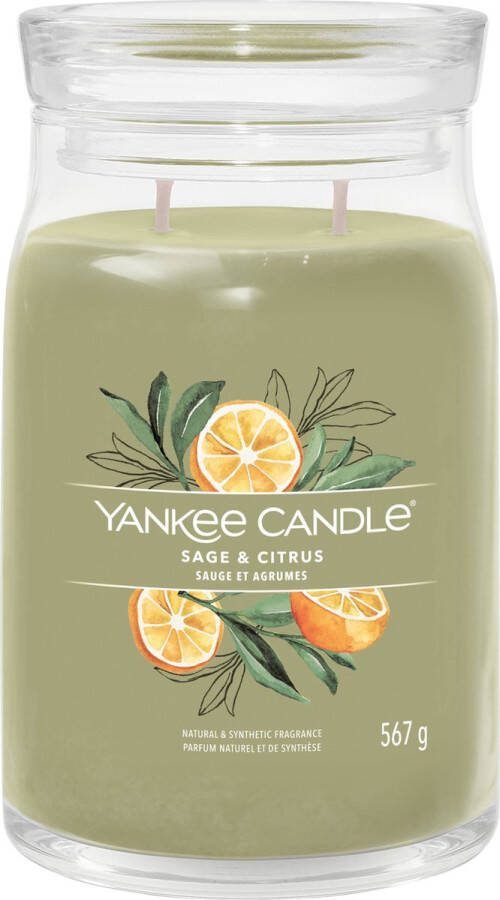 Yankee Candle sage en citrus signature large jar