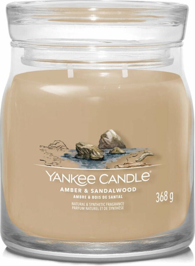 Yankee Candle Signature Yankee Candle Amber & Sandalwood Signature Medium Jar