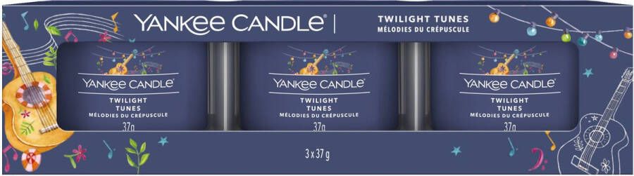 Yankee Candle Twilight Tunes Signature Filled Votive 3-pack