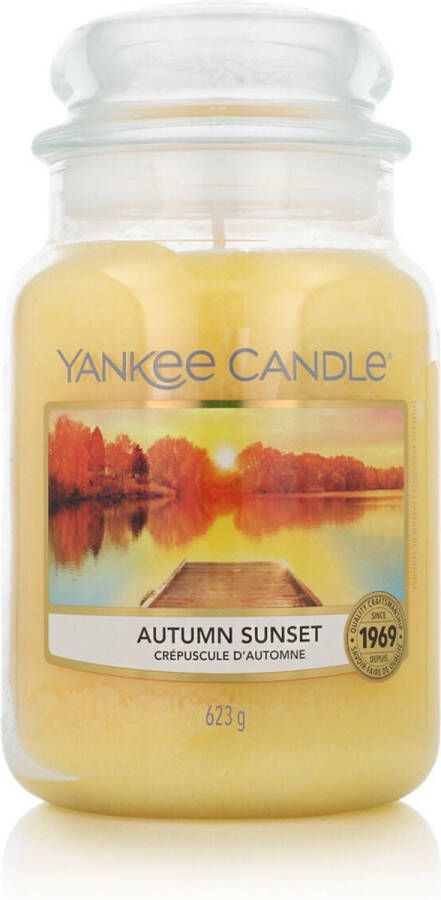 Yankee Candle Geurkaars Large Autumn Sunset 17 cm ø 11 cm