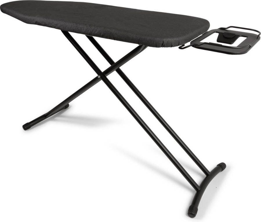 Yar Strijkplank met Stoomunithouder 120 x 40 cm Design Black