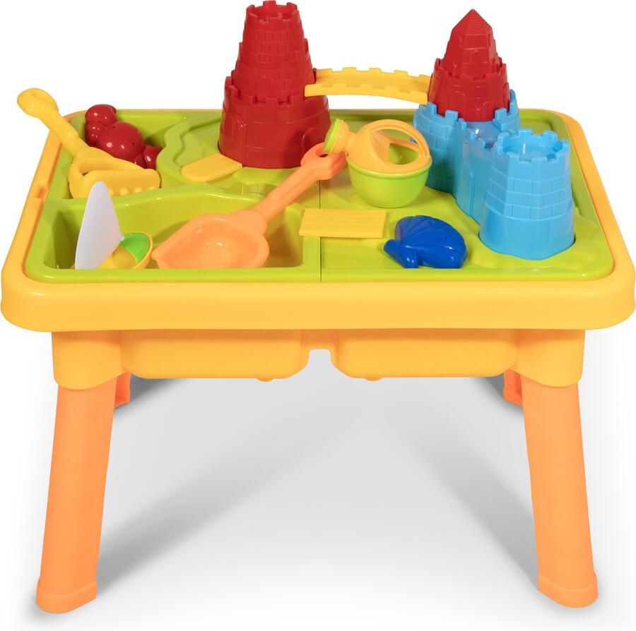Yar Watertafel Zandtafel Speeltafel Water speelgoed Buitenspeelgoed 30 delig inclusief accessoires Stimuleert hand-oog-coördinatie Eenvoudig te monteren Urenlang speelplezier gegarandeerd