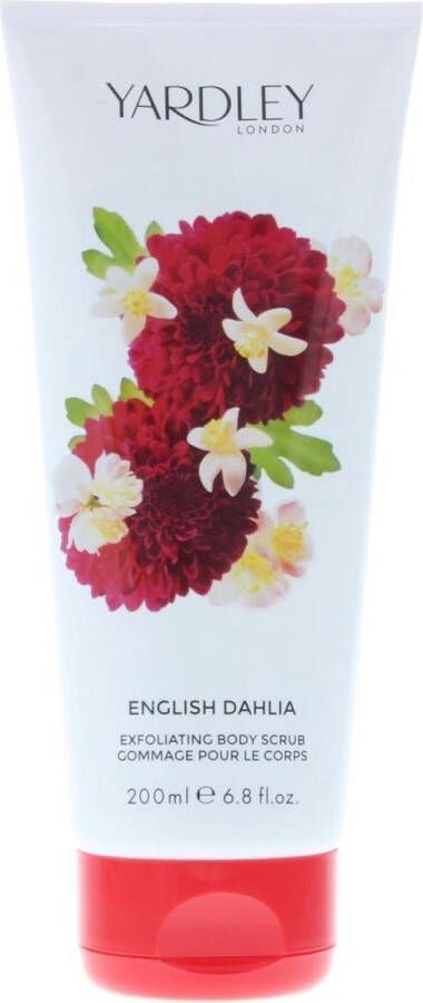 Yardley English Dahlia Exfoliating Body Scrub 200ml