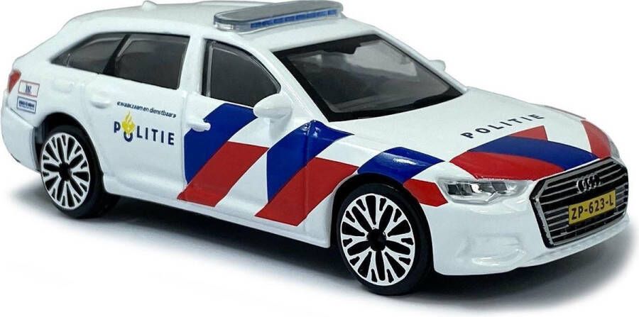 Yatming Lucky Diecast Audi A6 Nederlandse Politie 2019 1:43 Bburago (11cm) Modelauto Schaalmodel Model auto Miniatuurautos Miniatuur auto Politieauto