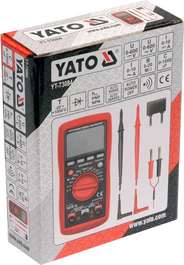 Yato Multimeter digitaal