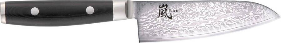 Yaxell Ran Santoku Koksmes 12 5 cm 69 Lagen Damaststaal VG10 Staal 61 HRC Canvas-Micarta Heft