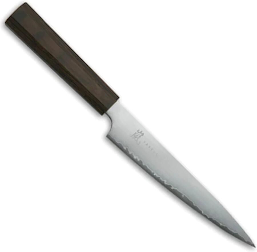 Yaxell HANA Vleesmes 15 cm 3 Lagen Damaststaal Movax Staal Pakka Wood Heft