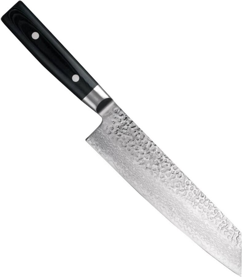 Yaxell Kiritsukemes Zen 20 cm 37 laags roestvrij damast staal canvas Micarta heft