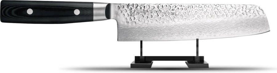 Yaxell Zen Nakiri Koksmes 16.5 cm VG10 Staal 37 Lagen Damaststaal Handgemaakt in Japan
