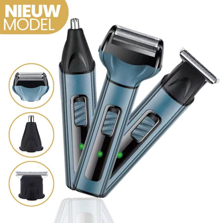 Ye 3 in 1 Neustrimmer Ultimate All In One Wenkbrauw en Oorhaar trimmer Neushaartrimmer voor mannen Incl e-book