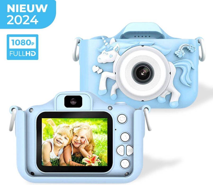 Ye Digitale Kindercamera HD 1080P Fototoestel Voor Kinderen – Extra veilig Vlog Camera – Nederlandstalig – USB Oplaadbaar – Digitaal Kinderfototoestel