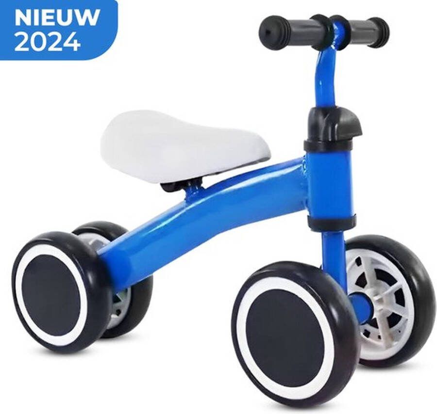 Ye SprintMini Rider Loopfiets met Zijwielen voor Kinderen Vanaf 1 Jaar Jongens en Meisjes Kinderstep Blauw