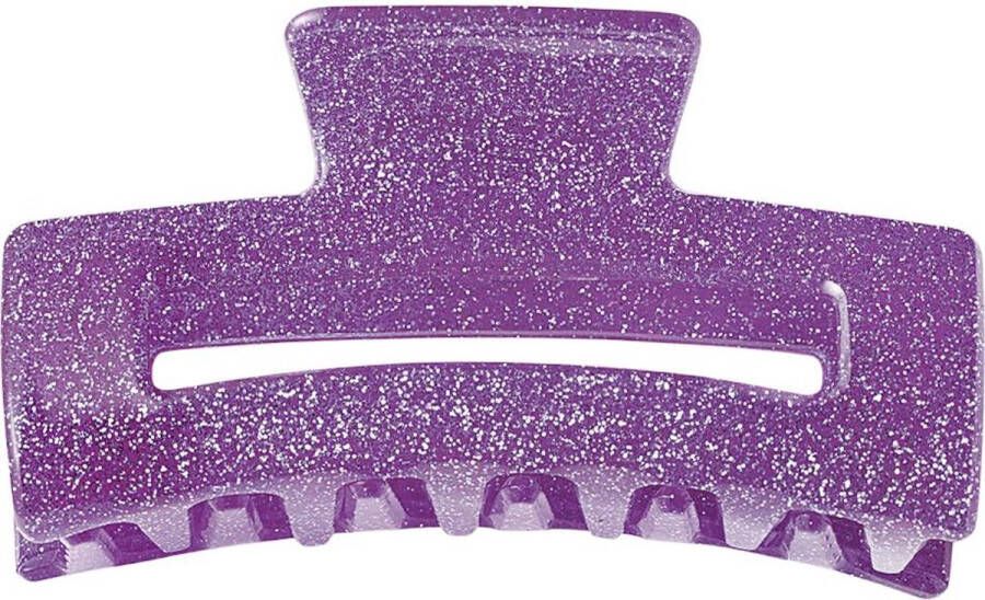 Yehwang haarklem glitter paars sheet material