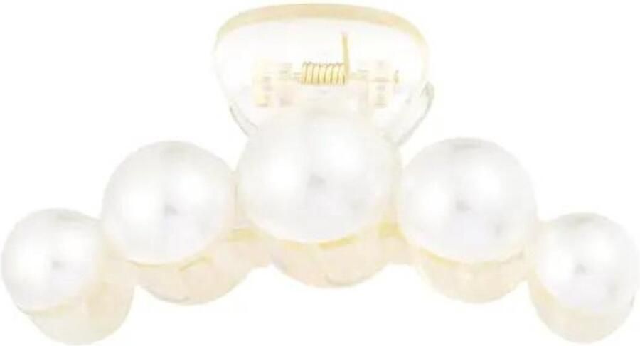 Yehwang Haarklem Grote parels Wit 8cm