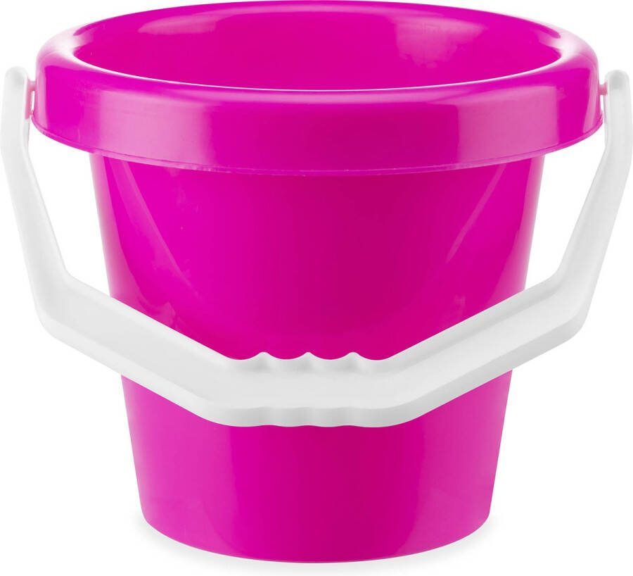 Yello Grote Ronde Emmer Roze 21 5 x 19 cm Perfect voor Strand en Zandbakplezier