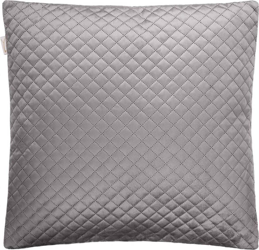 Yellow Classic-Anthracite Kussensloop Victoria-pillowcase 50x50 cm gemaakt van 100% Polyester