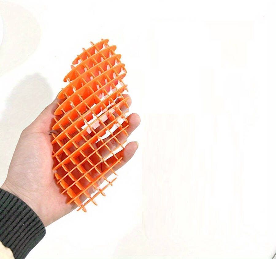 YGX Worm Fidget Toy Ontspanningsknijp 2024 fidget bekend van tiktok morphing toy- Orange