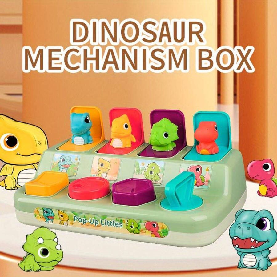 Yimi Toy Dinosaurus verrassingsdoos Babyspeelgoed Leerzaam Educatief Creatief Stimulerend Motoriek Kerstcadeau