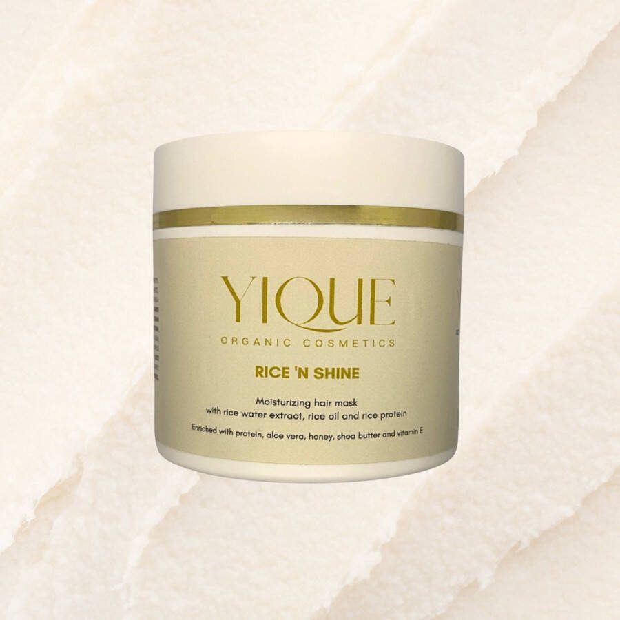 YIQUE Organic Cosmetics Rice 'n Shine Ricewater Hairmask Rijstwater Haarmasker