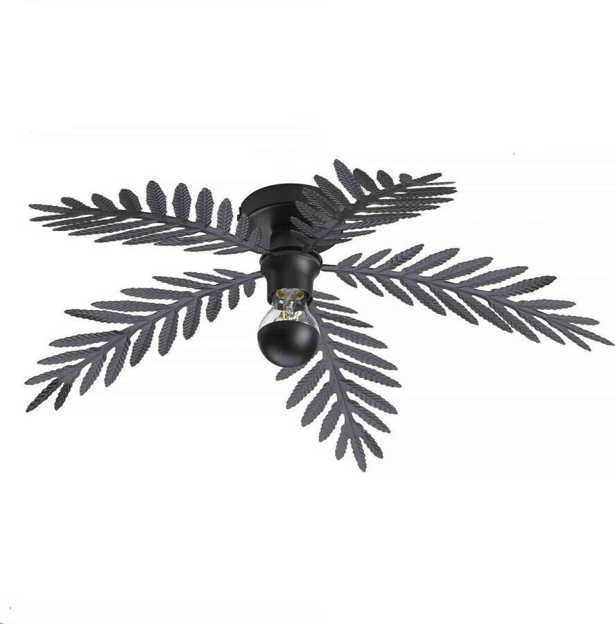 Ylumen Plafondlamp Palm 5 bladen Ø 60 cm zwart