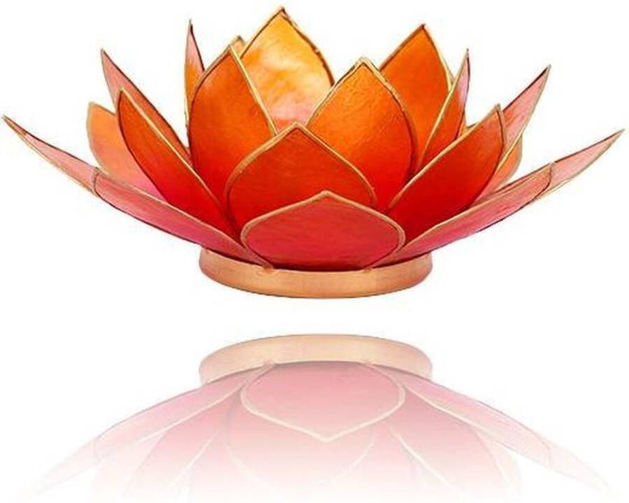 Yogi & Yogini Lotus Sfeerlicht Roze Oranje Tweekleurig