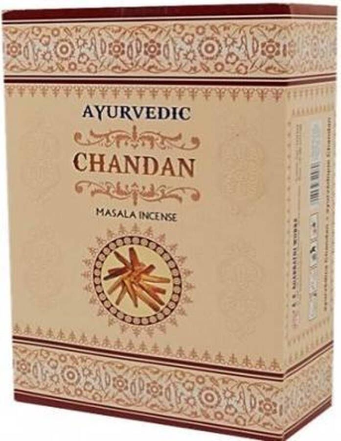 Yogi & Yogini Wierook Ayurvedische masala Chandan premium! 10 M