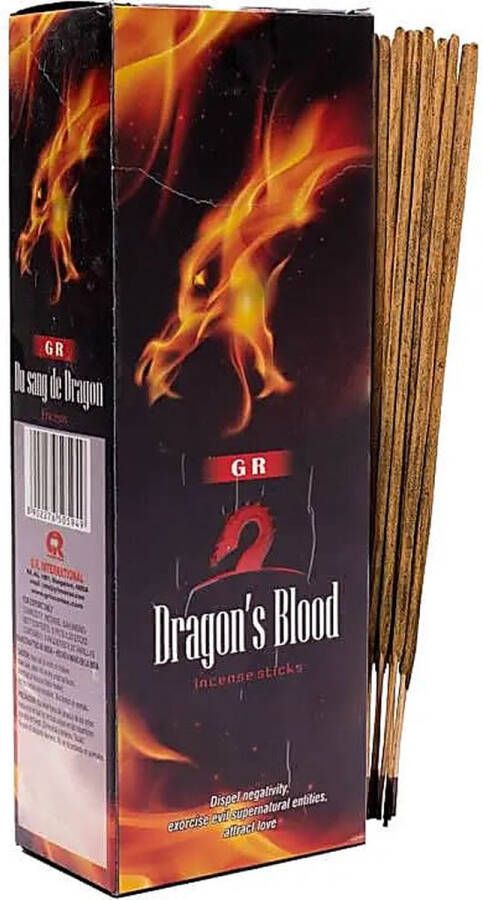 Yogi & Yogini Wierook Dragon Blood (drakenbloed) hexagram pak
