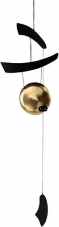Yogi & Yogini Windgong Zen 65 cm Metaal Zwart en Koperkleur