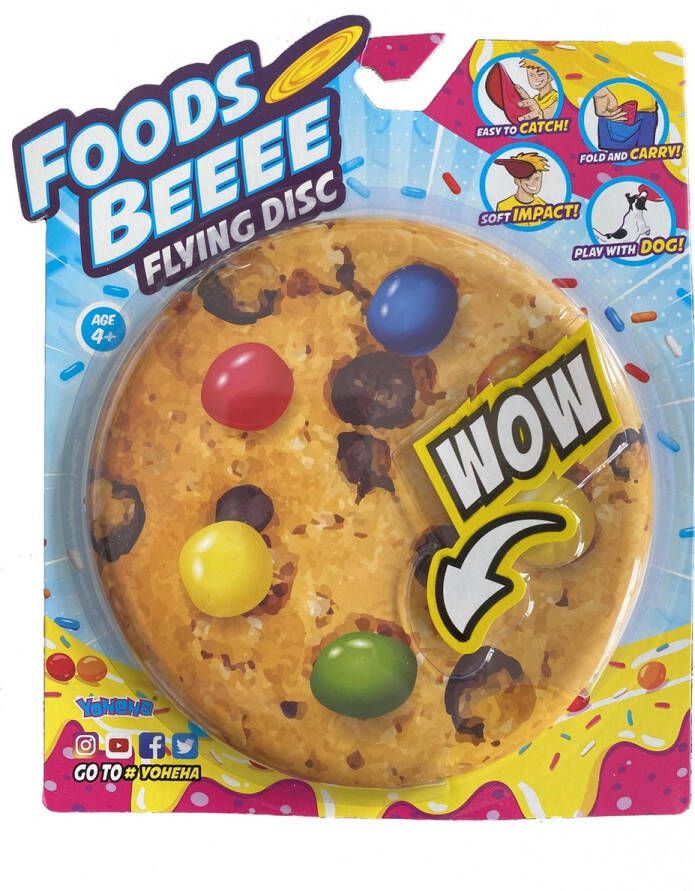 Yoheha FoodsBeeee Cookie Siliconen frisbee zacht materiaal pocket size speelgoed