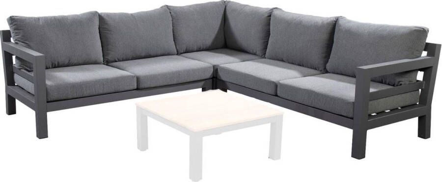 Yoi Hoekbank Midori Dark Grey