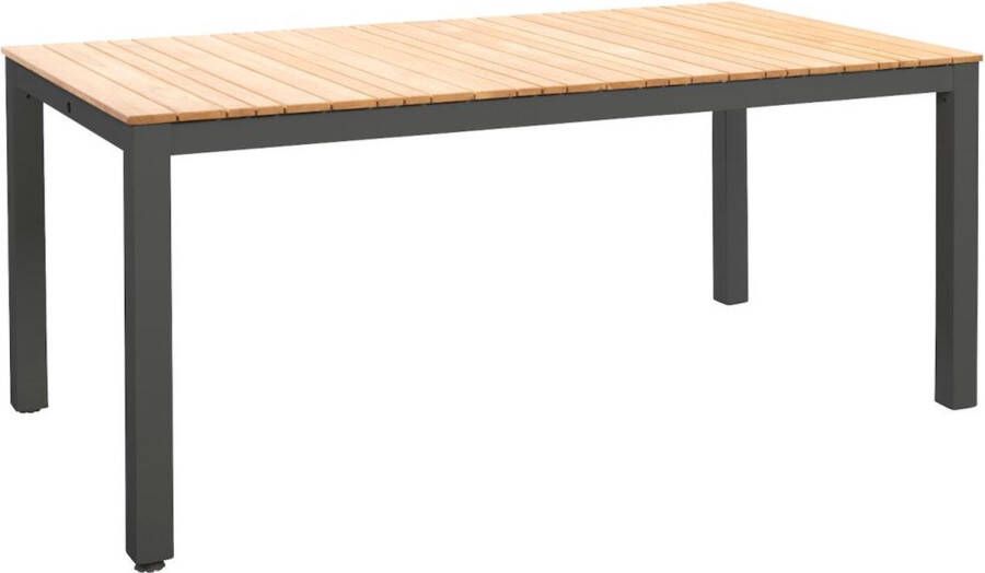 Warentuin Yoi Diningtafel Arashi Teak-dark Grey 169 X 90 Cm